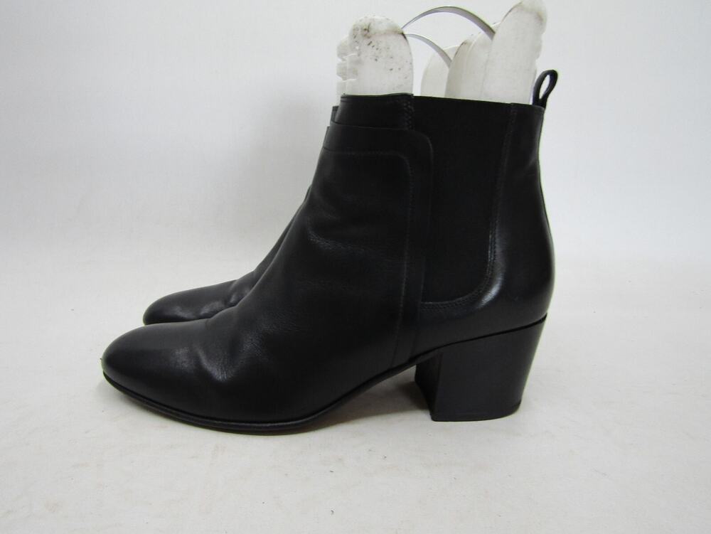 Vince Camuto Womens Size 9 M Black Leather Chelsea Ankle Fashion Boots Bootie